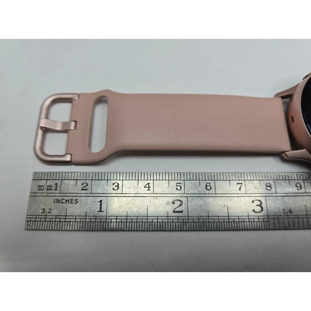 Samsung Galaxy Watch Active2 40mm Pink Aluminum GPS Bluetooth Smartwatch *READ